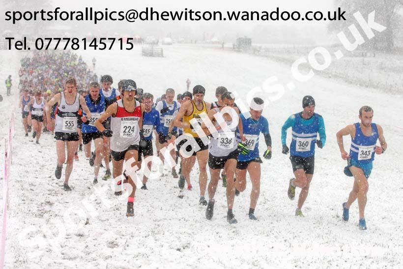 Senior mens North Eastern Cross Country, Sedgefield, County Durham. Photo: David T. Hewitson/Sports for All Pics